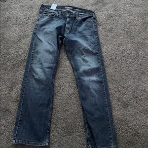 Levi's Denizen Straight Fit Dark Blue Jeans